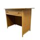 Console vintage en rotin avec tabouret / meuble coiffeuse