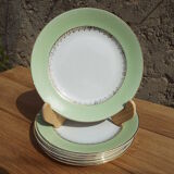 6 assiettes à dessert Salins