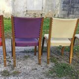 4 bow wood armchair