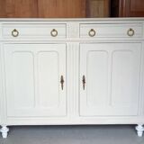 Vintage sideboard revamped in Parisian style.