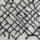 Modern berber carpet beni ouarain 200x300 cm