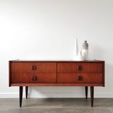 Vintage teak bass row