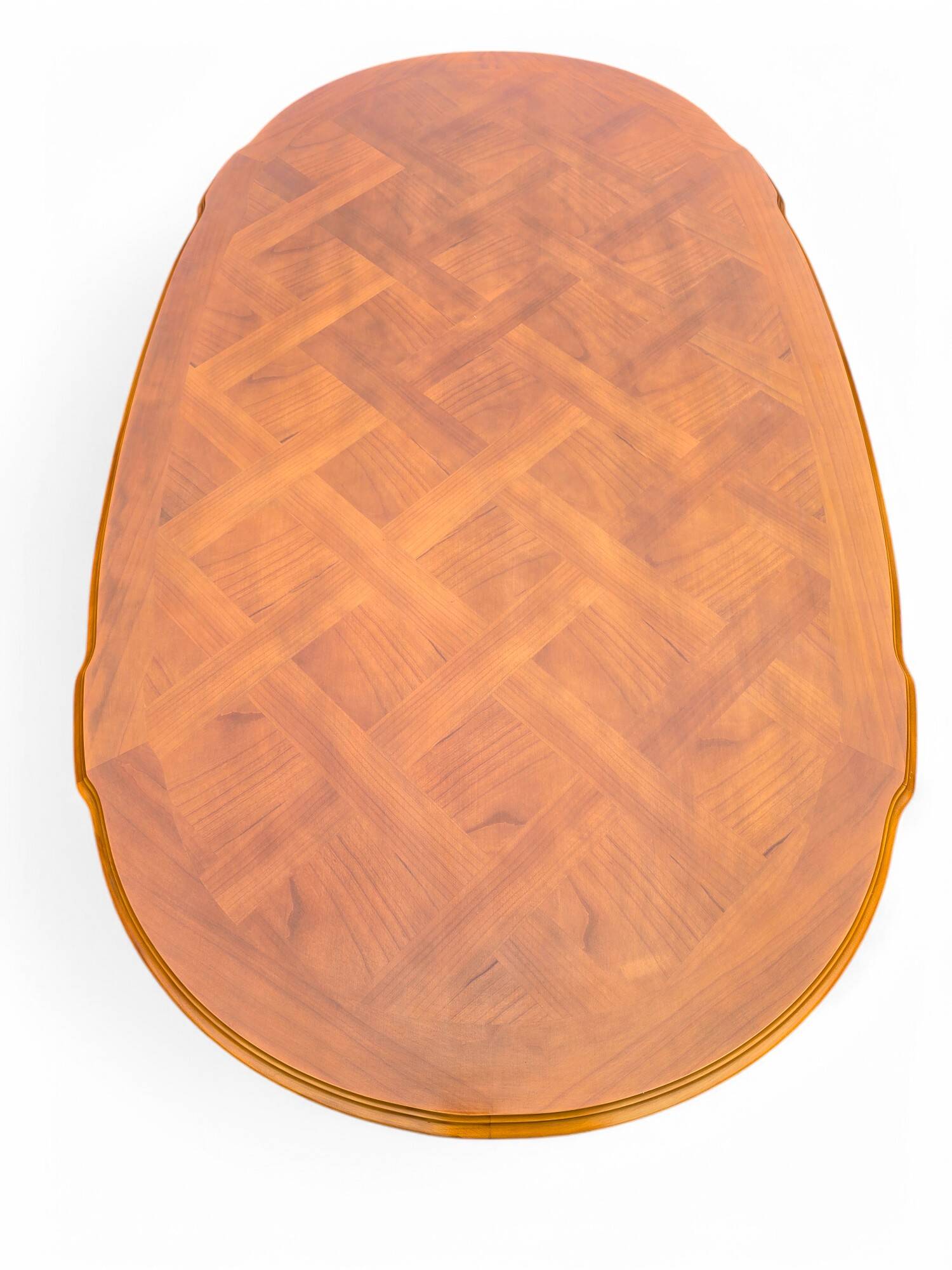 Louis XV style cherry wood table with extensions