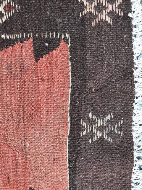 Persian tribal Kilim handmade 145x384 cm