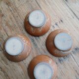 Set of 4 small stoneware bowls