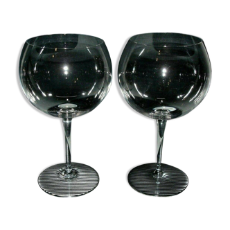 Baccarat 2 grands verres a degustation cristal - 19 cm