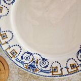 6 iron earth dessert plates lot 4