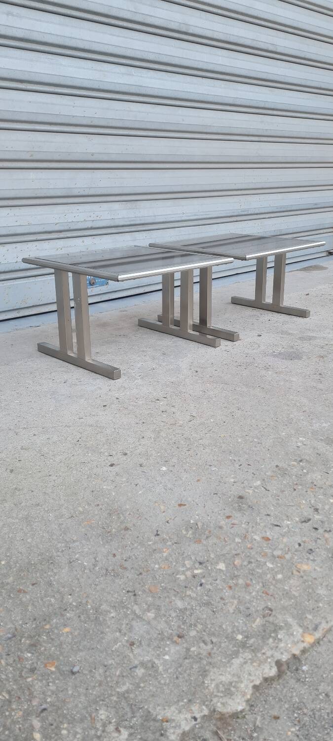 Pair of space age side tables