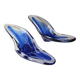 Set of 2 blue glass bowls in the style of Murano - Handmade