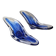 Set of 2 blue glass bowls in the style of Murano - Handmade