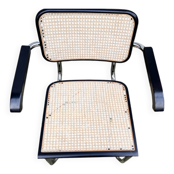 Set of 4 Marcel Breuer style armchair chairs