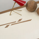 Adjustable coffee table formica 1950