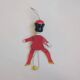 Articulated wooden puppet