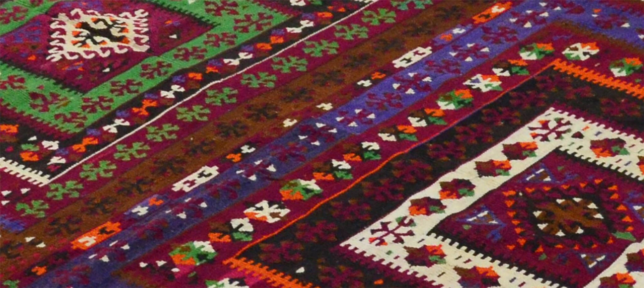 Tapis vintage fait main – Beauté et charme naturels 158 x 390 cm