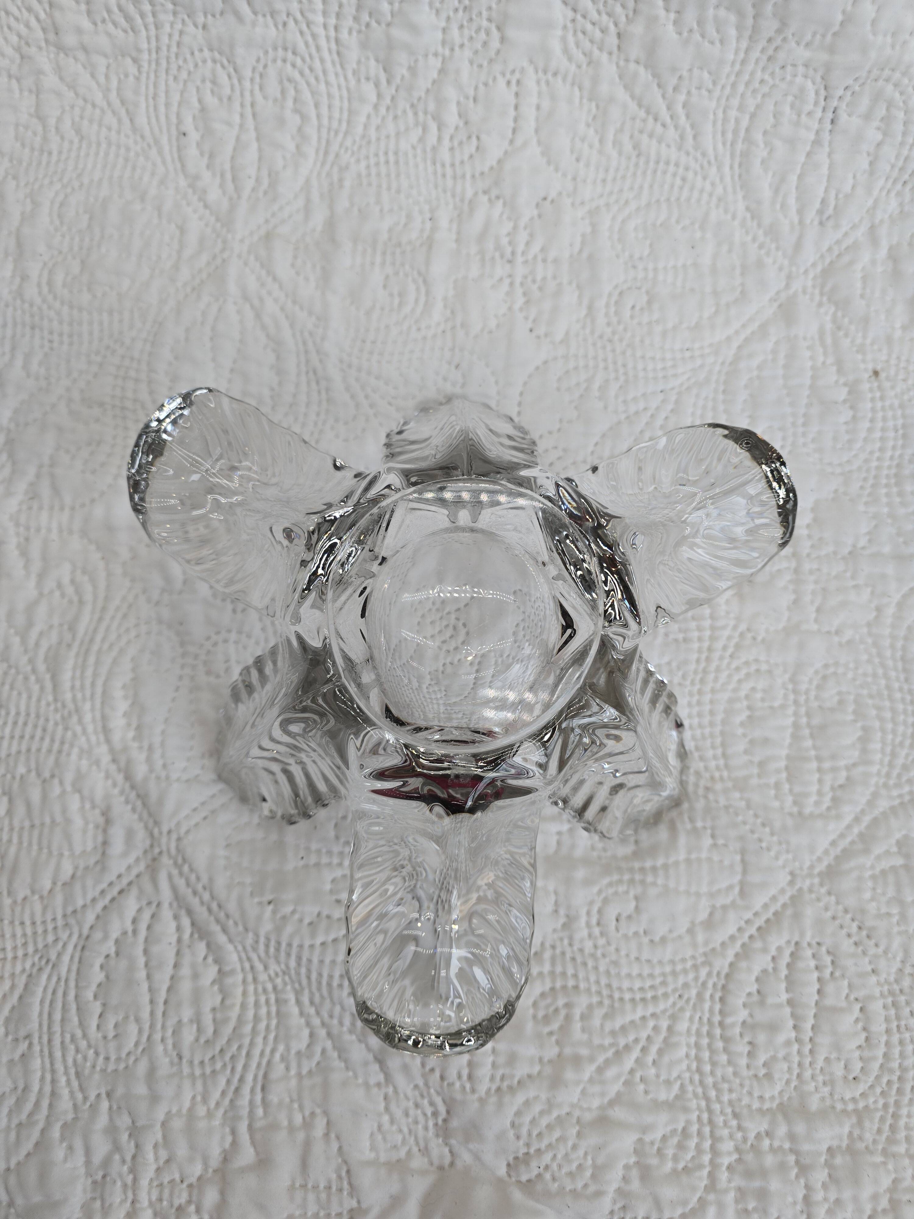 Crystal "Flower" candle holder