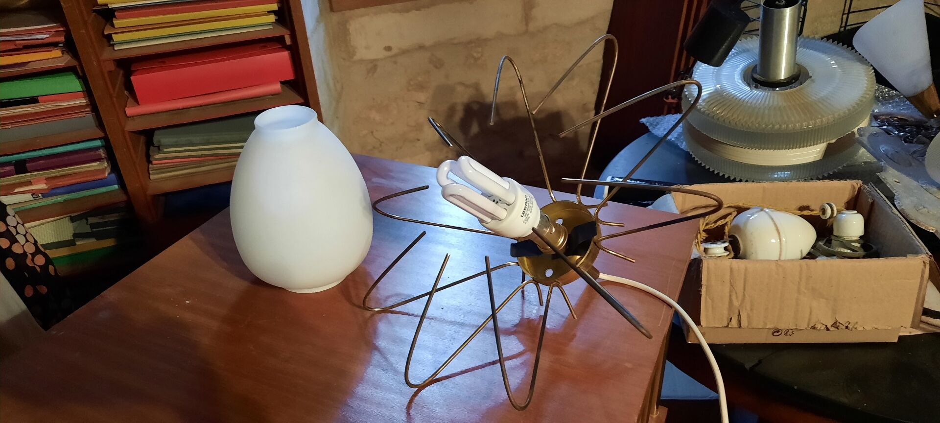 Vintage "spider" pendant lamp