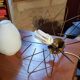 Vintage "spider" pendant lamp