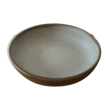 Hollow dish in enamelled sandstone