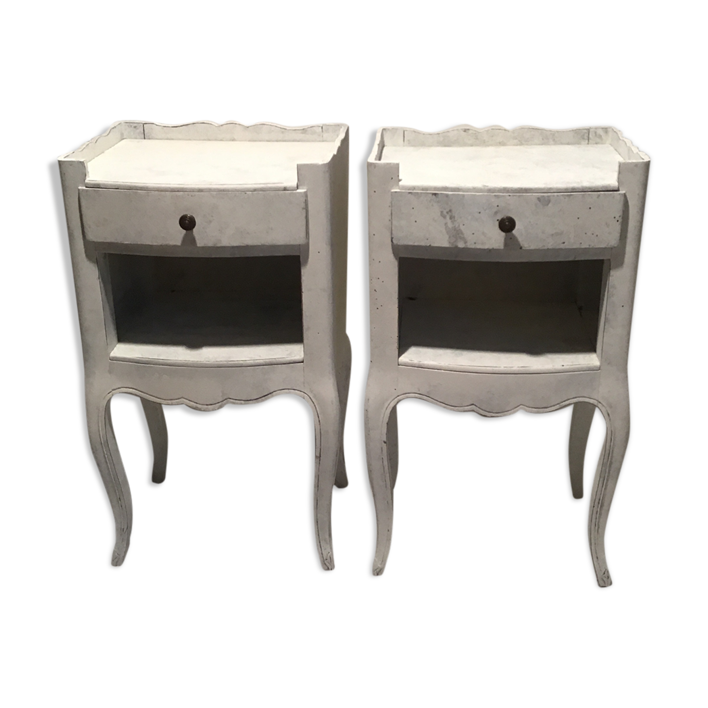 Pair of louis xv bedside