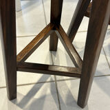 Set of 3 Vintage Brutalist Bar Stools from the 1970s