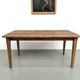 Farm table with tapered legs, L155 cm