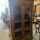 Two-door display cabinet in Louis Philippe style.