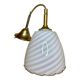 Lampe Suspension Murano Verre Blanc Et Caramel