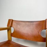 1950s Vintage Oak Spanish Chair by Børge Mogensen for Fredericia