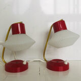 Paire de lampes années 50