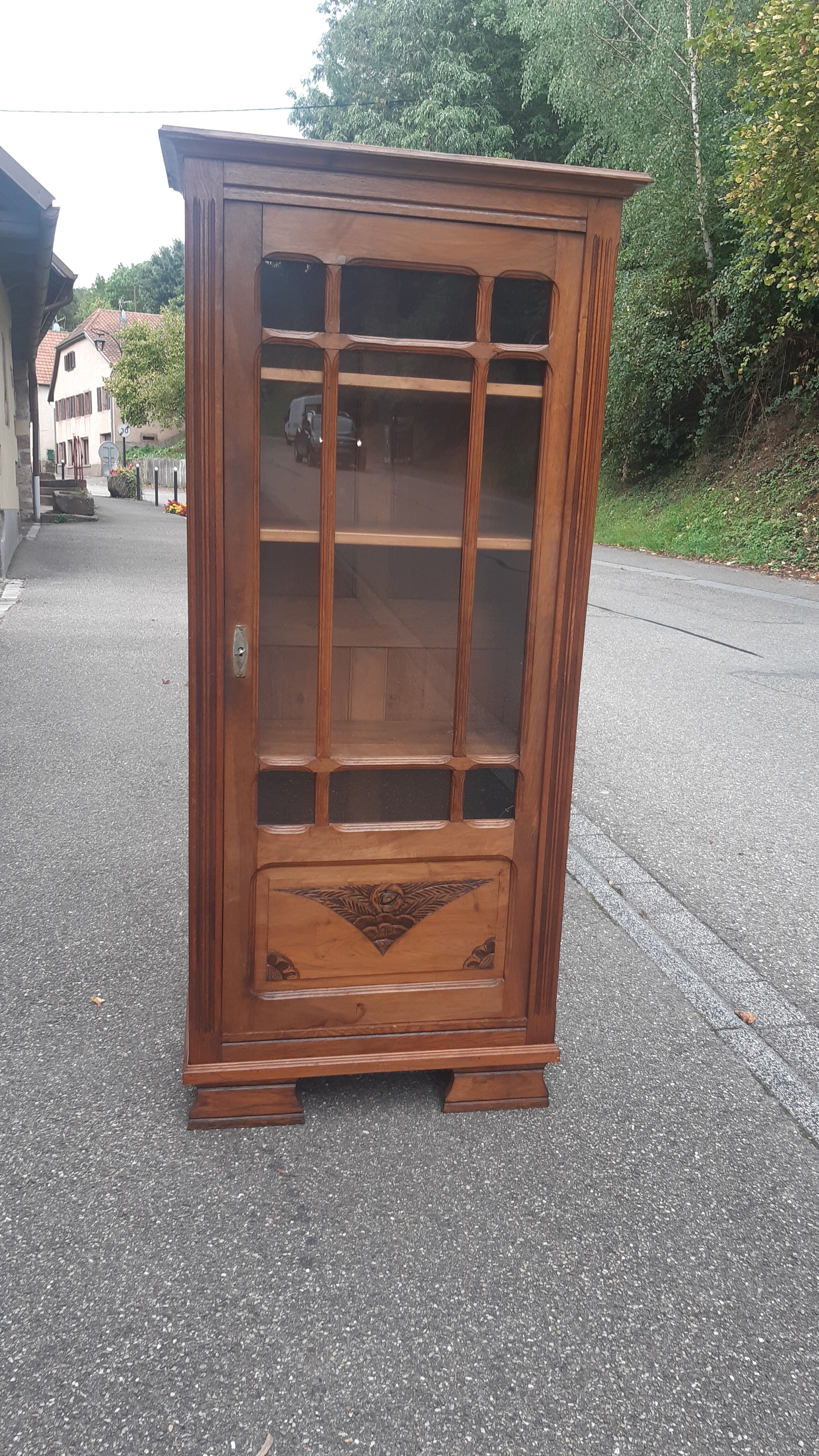 Art Deco glazed cabinet