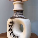 Fat Lav perforated ceramic lamp - vintage 1970