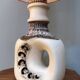 Fat Lav perforated ceramic lamp - vintage 1970
