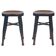 Set of 2 Antique Oak Stools by Gaskell and Chambers, UK, 1890s