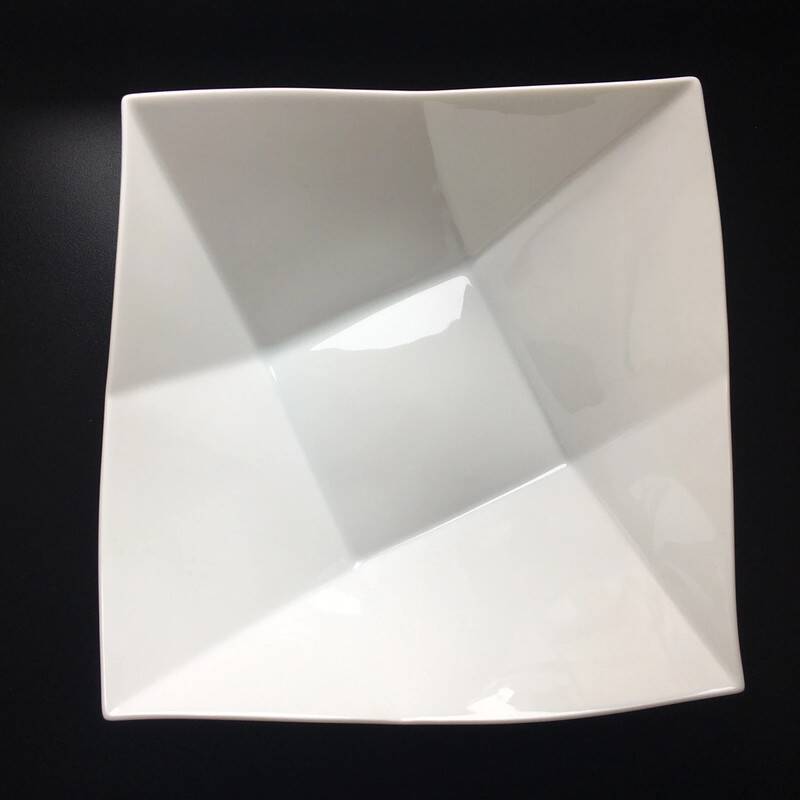 Folded Salad Bowl by Aldo Cavanna for Bernardaud - Vintage