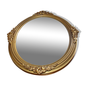 miroir doré de forme - vers