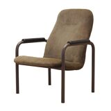 Brown armchair, Danish design, 1960s, production: Denmark