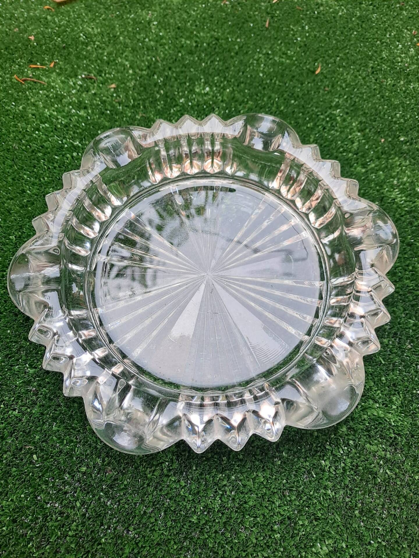 Glass ashtray from Reims