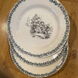 Set of 3 plates Terre de Fer