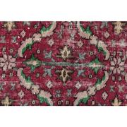 Vintage Turkish Oushak Handmade Wool Cotton Pink Runner 76x200
