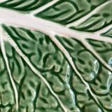 Cabbage leaf dessert plates