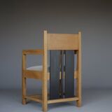 Oak Dutch Art Deco Armchair by Cor Alons for Winterkamp & van Putten