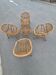 Vintage garden furniture in rattan