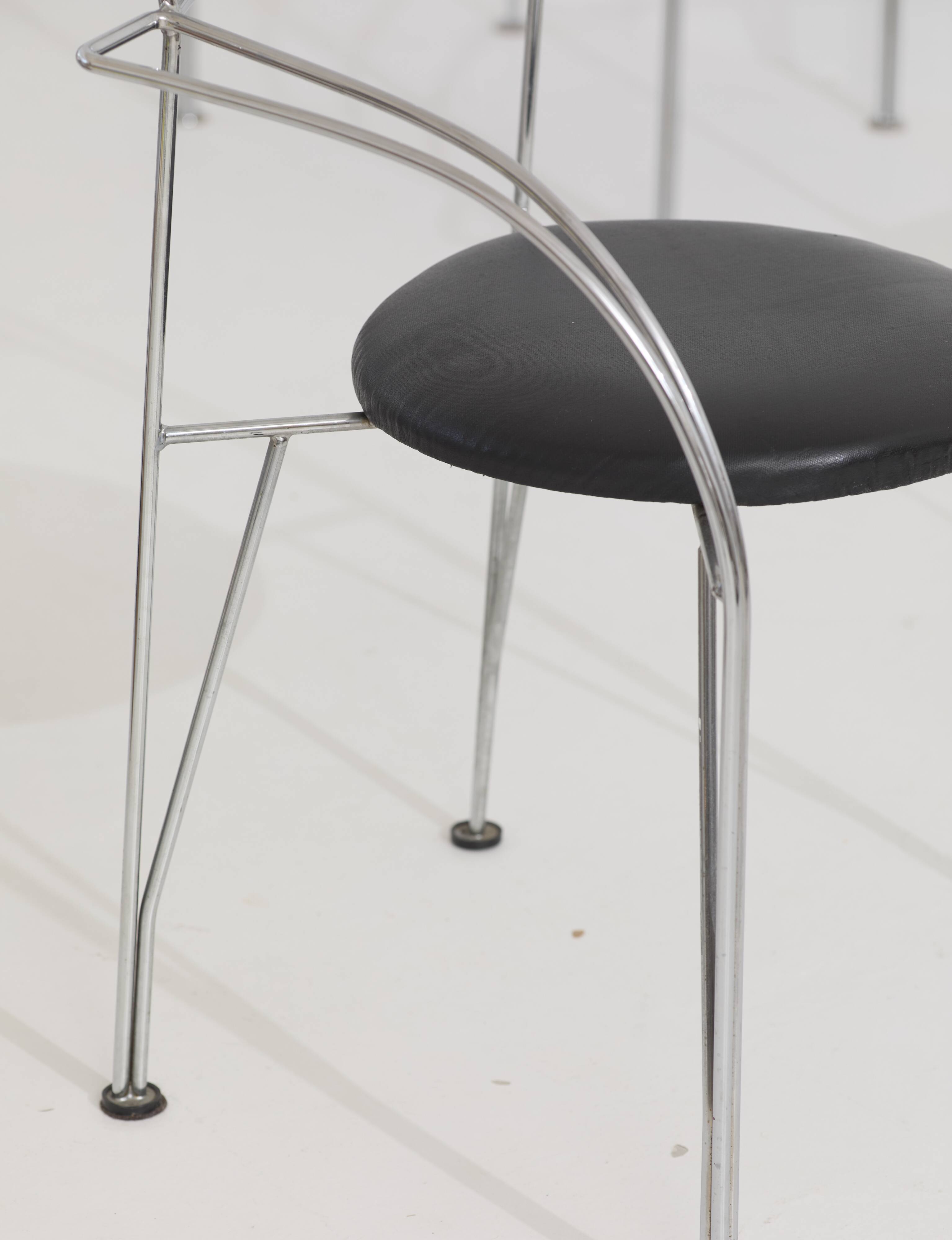 4 Silver Moon Chairs / Armchairs by Pascal Mourgue for Fermob 1980