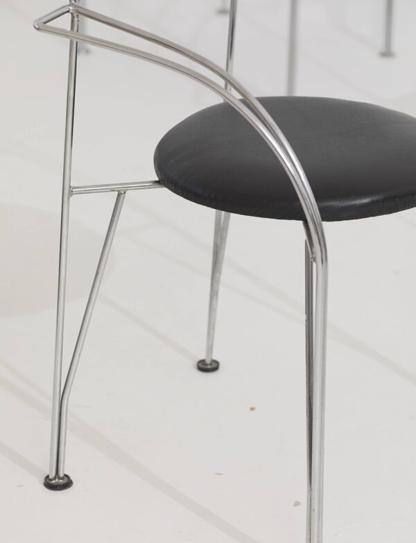 4 Chaises / Fauteuils Lune d’Argent par Pascal Mourgue pour Fermob 1980