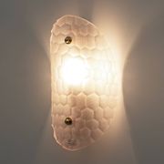Pair of Modern Light Pink Murano Glass Sconces