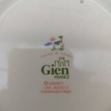 Set of 4 gien "bird of paradise" soup plates