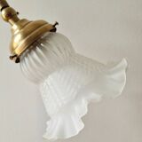Art Nouveau bronze tulip lamp