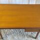 Bureau en chêne pieds compas, années 50-60
