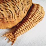 Wicker frog magazine holder Olivier Cajan