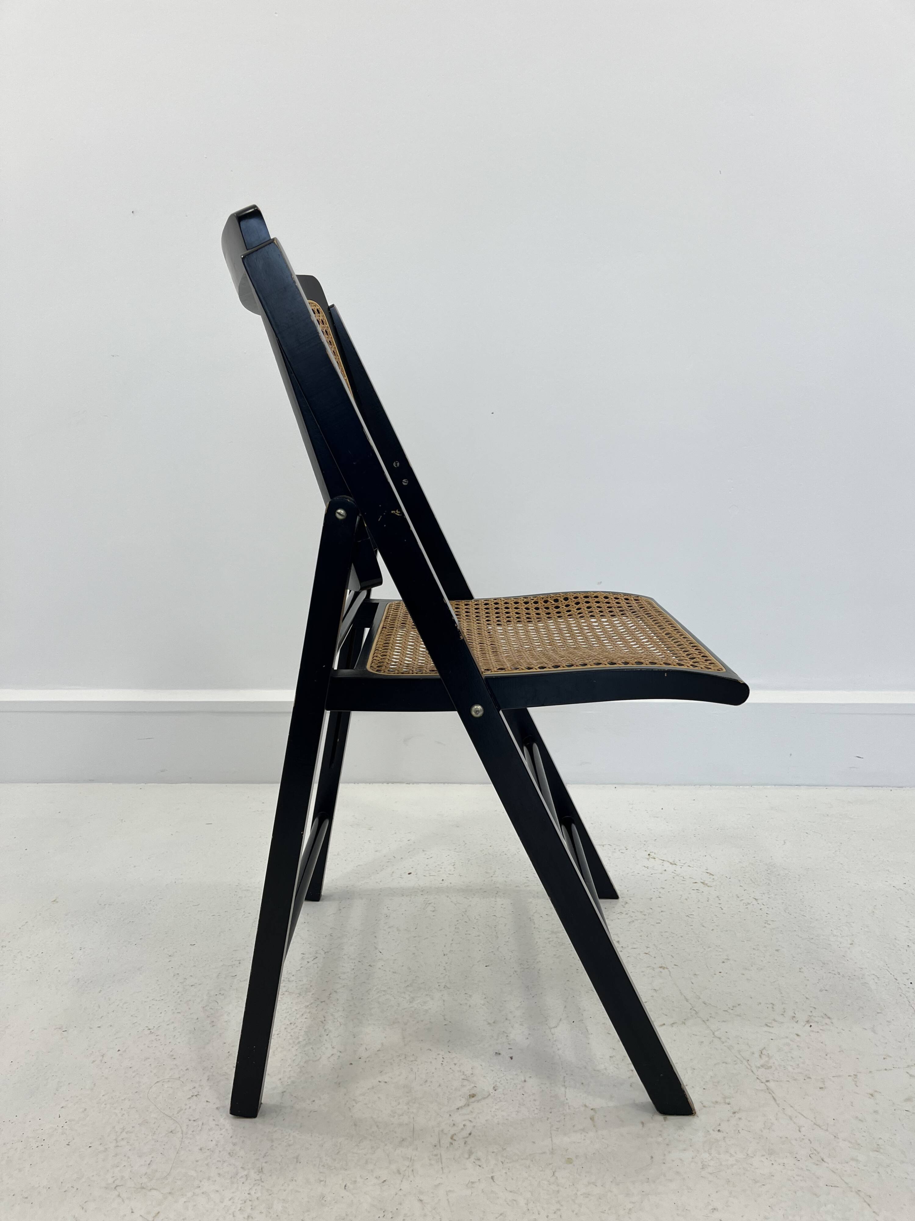 Chaise en rotin, années 1970